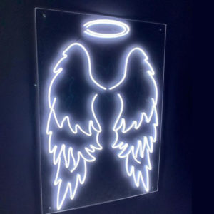 Фигура из гибкого светодиодного неона (крылья)